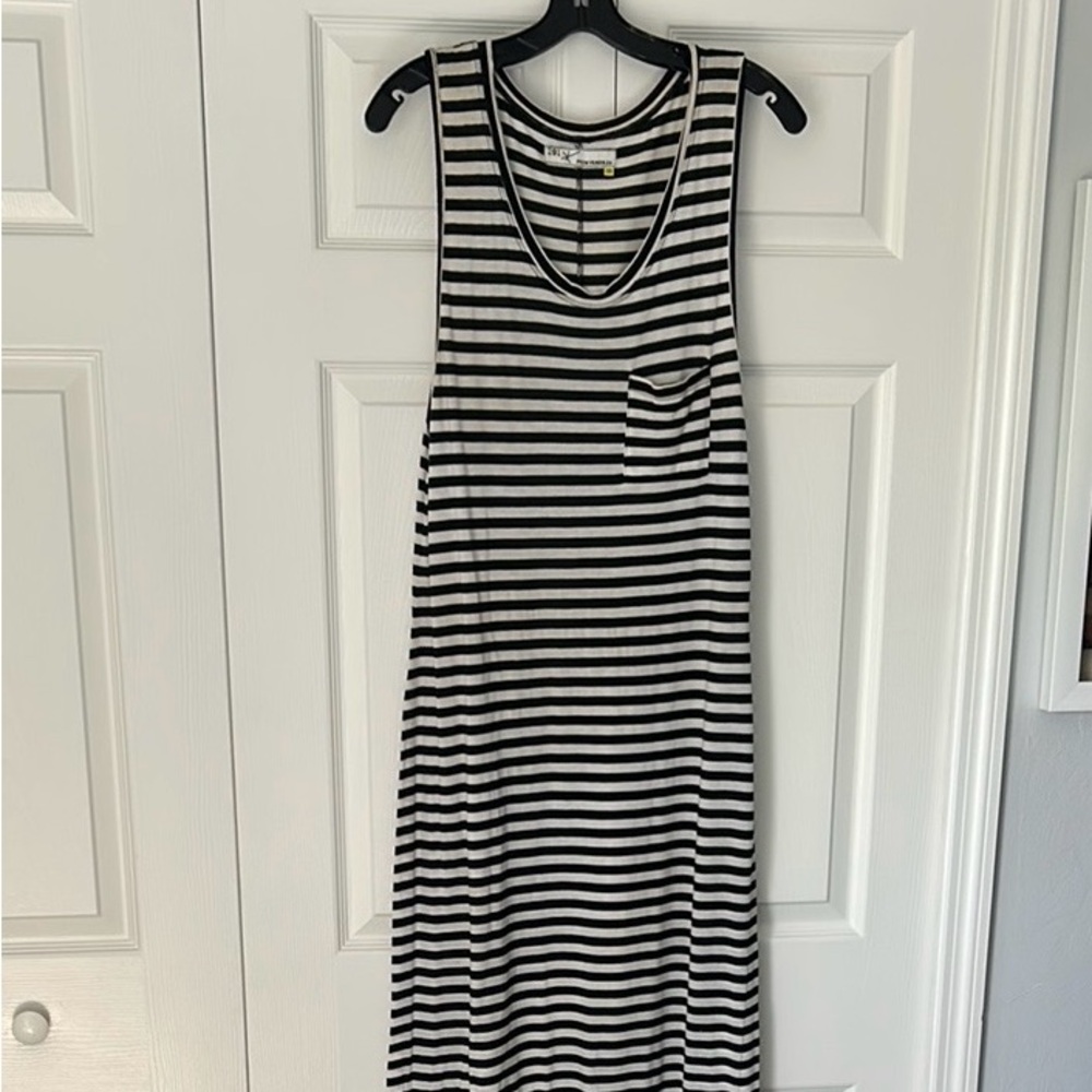 Roxy Black and White Maxi Dress